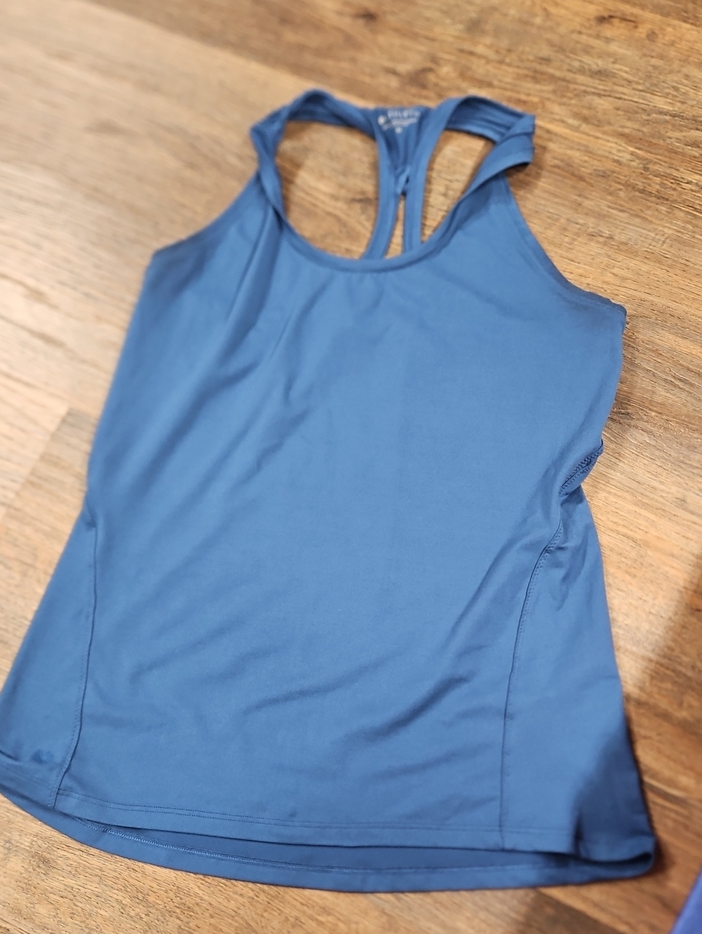 Athleta  Blue Racerback Tank Top